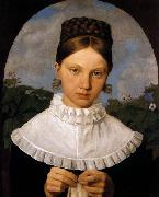 HESS, Heinrich Maria von Portrait of Fanny Gail oil on canvas